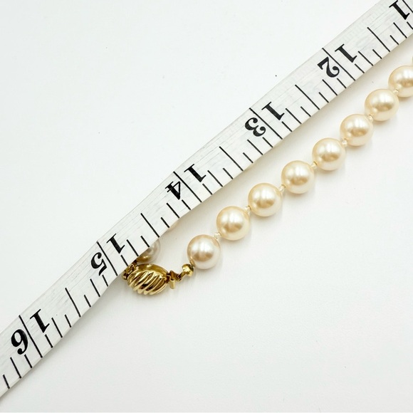 Vintage Marvella Signed Cream Faux Pearls Beaded Necklace - Picture 8 of 8